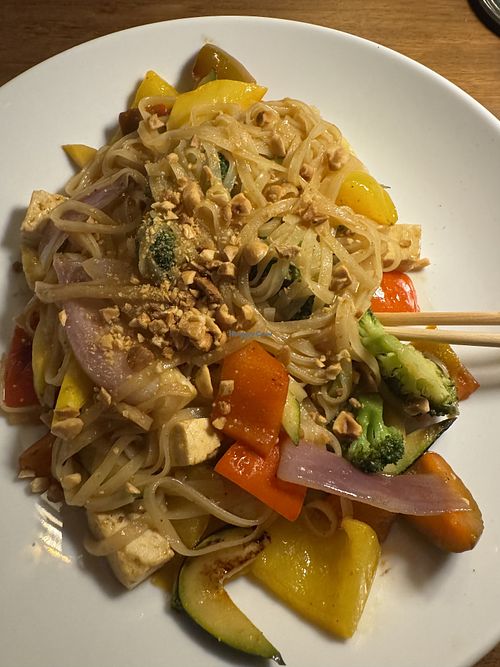 Asian wok  at Sunset Cafe in Grand Case