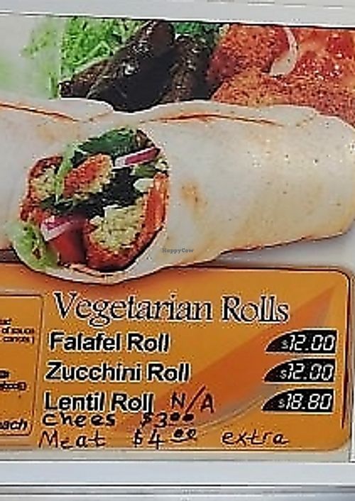 The menu at Cooma Cafe and Turkish Kebab & Pizza in Cooma