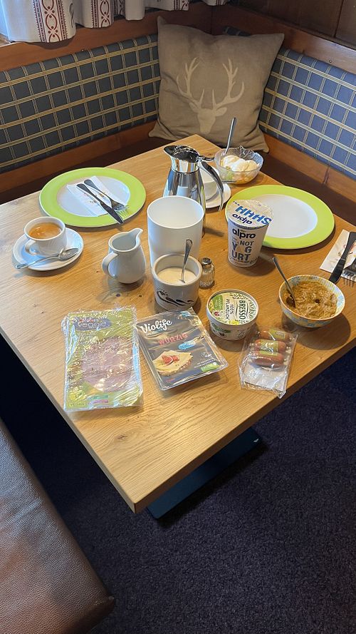 Veganistisch ontbijt  at Hotel Bergerhof in Bartholomaeberg