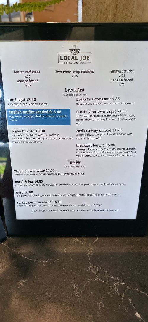  at Local Joe West in Ewa Beach