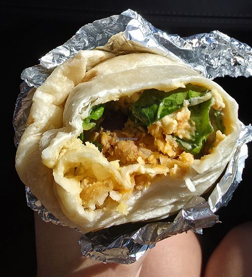 Vegan Burrito at Local Joe West in Ewa Beach
