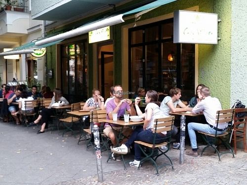 outside seating at Chay Village - Friedrichshain in Berlin