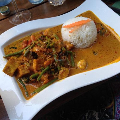 red curry with tofu and veggies at Chay Village - Friedrichshain in Berlin