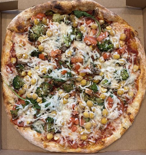 veggie pizza!  at Mod Pizza in Arnold
