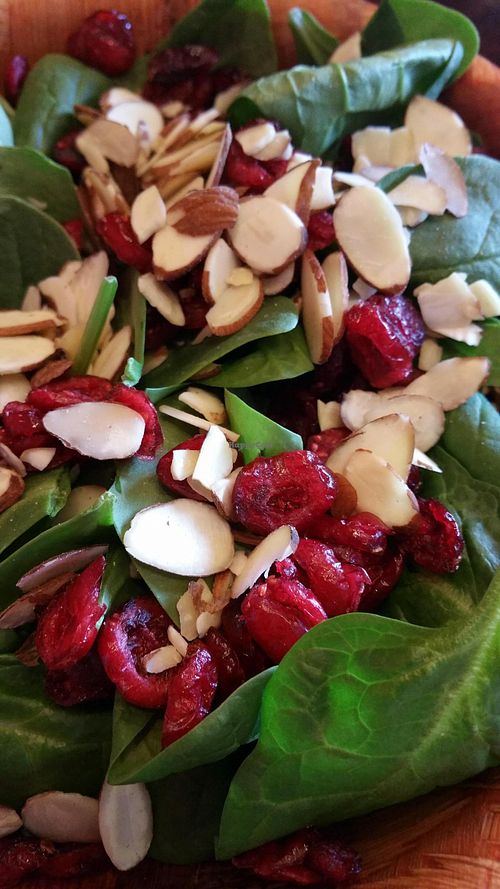 tree hugger salad, omitted the feta at Woodstock's Pizza - Pacific Beach in San Diego