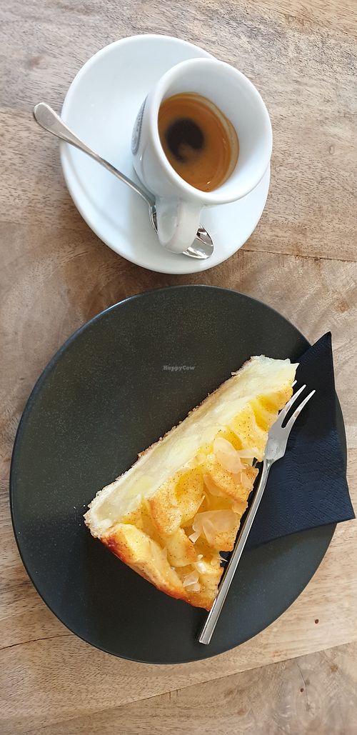 Coffee & pie at Antica Tostatura Triestina Coffee Shop & Bar in Trieste