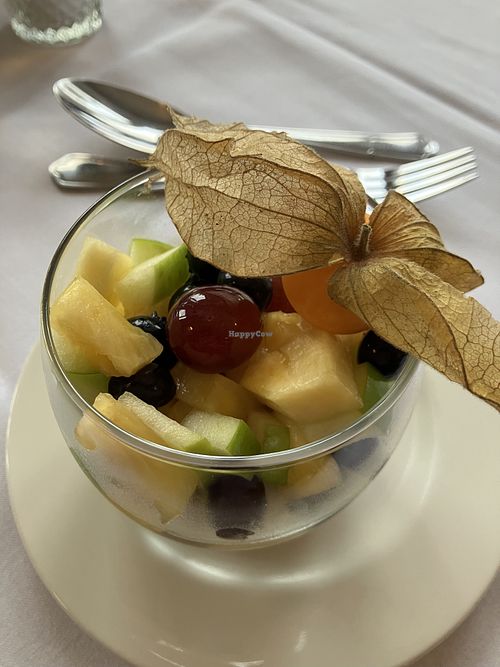 Fruit salad  at Glaramara Hotel in Keswick