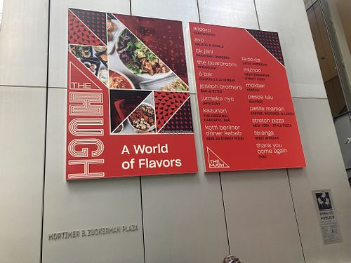 Front of food court  at Kotti Berliner Doner Kebab in New York City