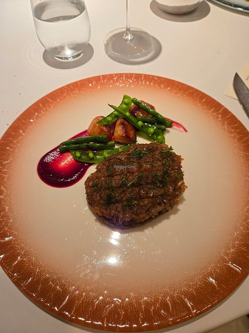 Soy steak with onions at Les Saisons in Tokyo