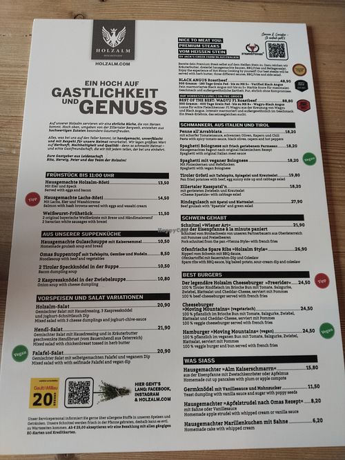 Blick in Karte at Holzalm Hochfügen in Hochfuegen