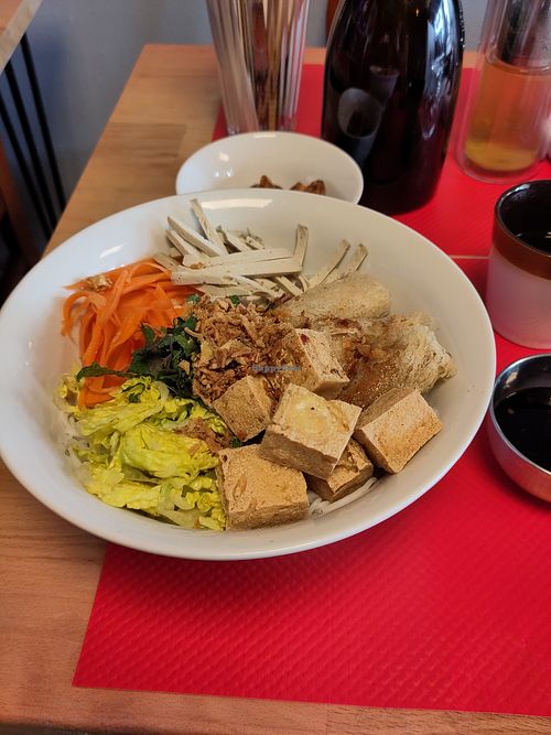 Bo-Bun Végétarian at Restaurant Viet-Café Poitiers in Poitiers