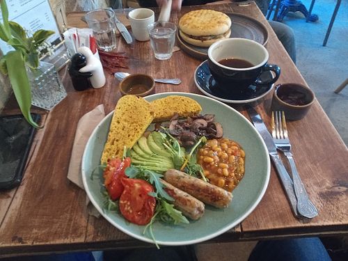"The Vegan" breakfast at Felt Cafe in Stroud