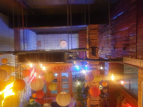 Upstairs view at Hooyah Burgers in Leeds