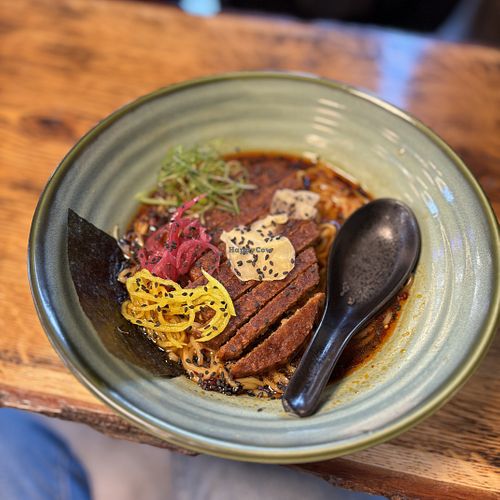 Spicy Vegan Shoyu Ramen  at Ae Nami in Linkoping