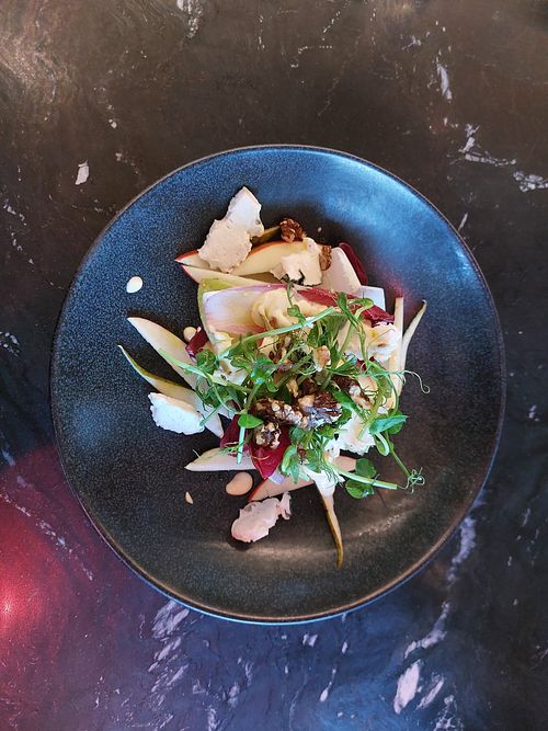 Vegan Chicory salada at the Design Kitchen  in West London