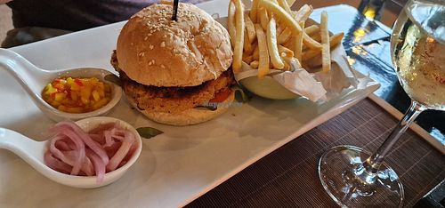 Burger at Cozy Restaurant in Koh Lanta