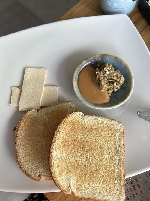 Vegan breakfast 🥞   at Hotel Miconia Restaurant in San Cristobal