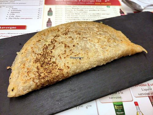 Vegan burriole with ginger at Au Buron in Toulouse