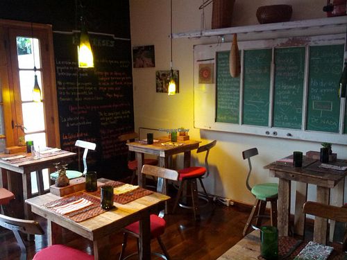 Nice, relaxed atmosphere. at Vida Plena Resto Organico in Mendoza