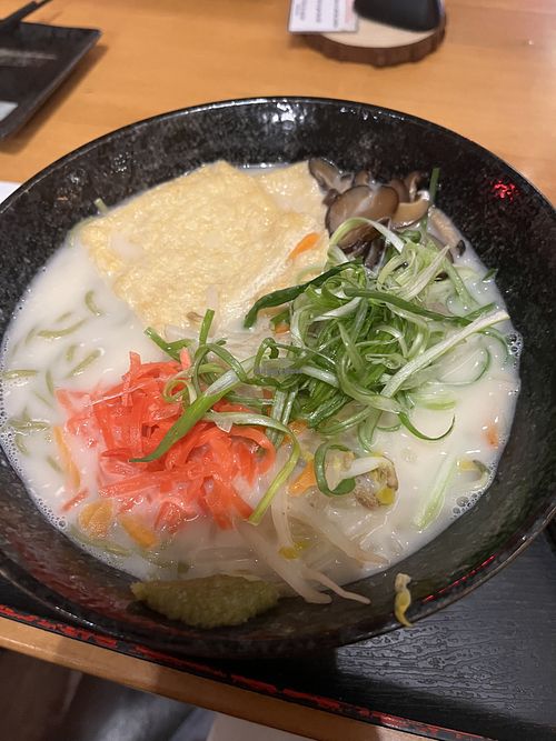 Yuzu paitan vegan ramen  at Osaka's in Boulder