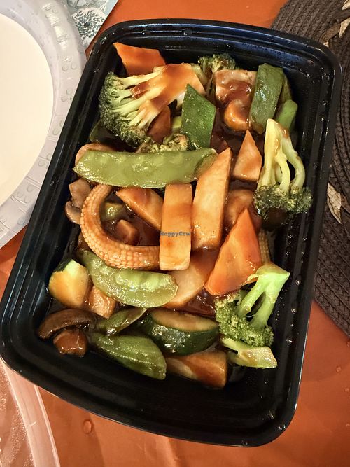 Mixed vegetables with extra vegetables  at Silk Road Asian Cuisine in Lewis Center