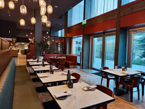 Interior at Babel Restaurant in Zurich