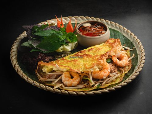 Bánh xèo at VinRice Restaurant in Erfurt