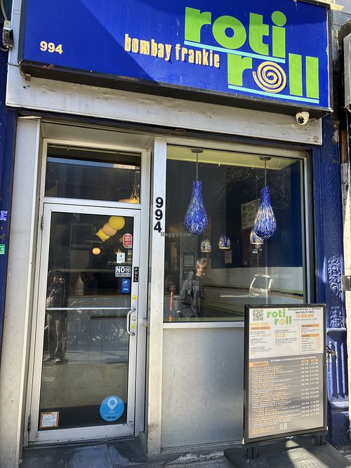 Lots of vegan options heree  at Roti Roll - Bombay Frankie in New York City