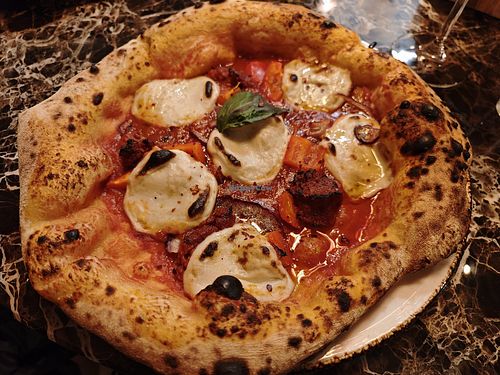 Vegan nduja at 60 Seconds to Napoli in Frankfurt