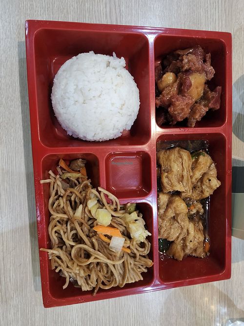 Asado + Tofu skin at Harvesters Vegetarian - SM North in Quezon City