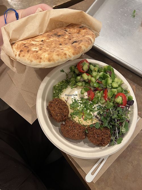 Falafel Hummus Bowl  at The Hummus Shop in Boston