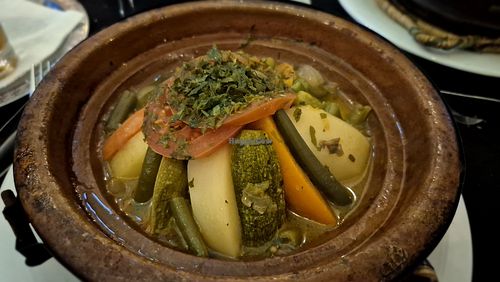 Vegetarian tajine at Le 20 Restaurant  in Agadir