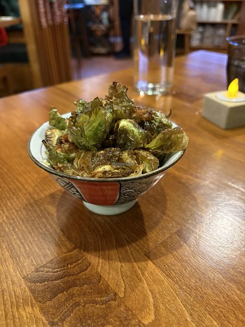 fried brussels sprouts   at Gin Ramen & Asian Tapas in Alexandria