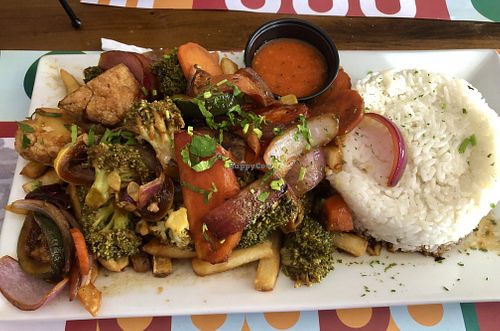 Saltado de Vegetales   at Inca Paisa in Bayside