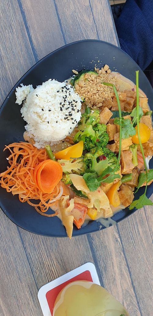 Peanut curry at Sidewalk 2.0 in Kiel
