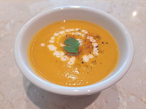 pumpkin soup at DEW in Hualien