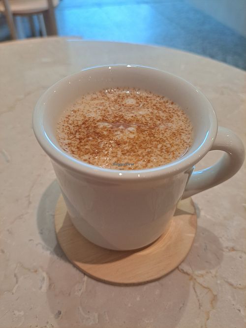 nut mylk tea (rosemary taro flavour) at DEW in Hualien