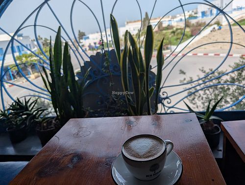 View of the circle at Ben Rahim Coffee Company in Tunis