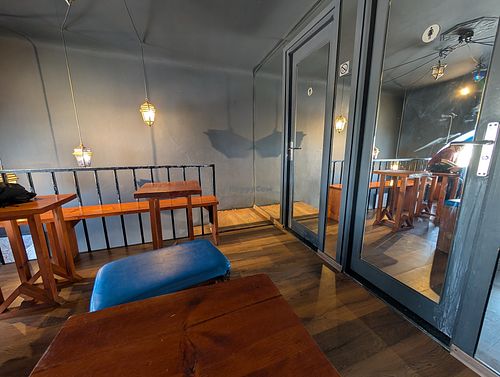 Inside at Ben Rahim Coffee Company in Tunis