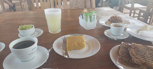 Combo vegano at Cuesta Café in Pardinho