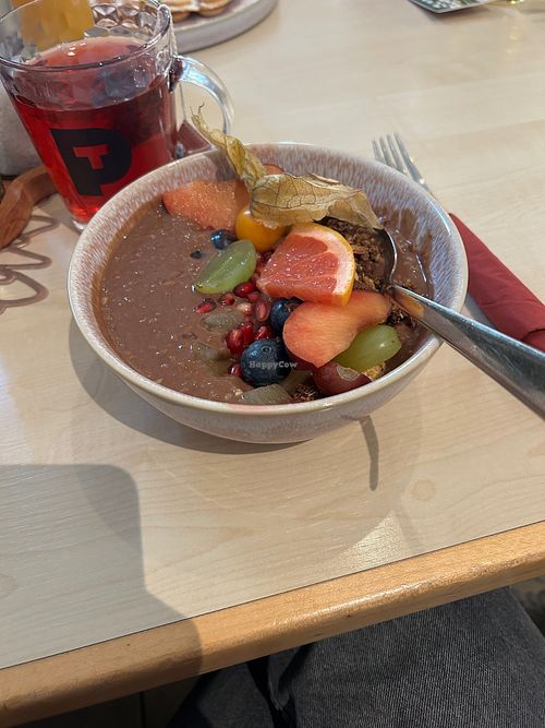 Vegane Porridge Bowl at Café Zuckerpuppe in Schwandorf