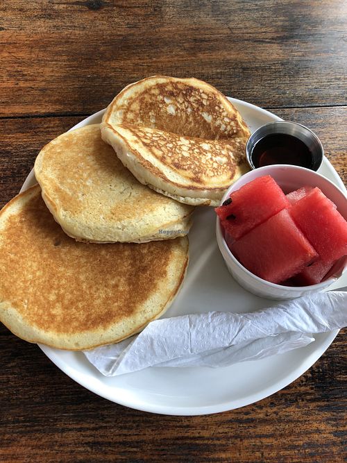 Pancake meal  at Pachamaya  in Chicanutz
