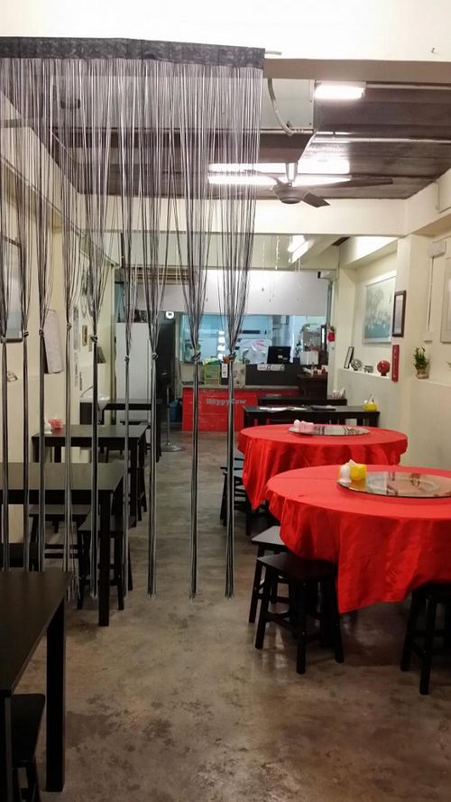 Cool deco n cozy environment. at Restoran Vegetarian Life Style in Penang