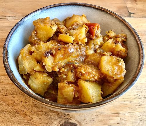 Vegetable curry at Baker's Kitchen Destination Restaurant in Dubai