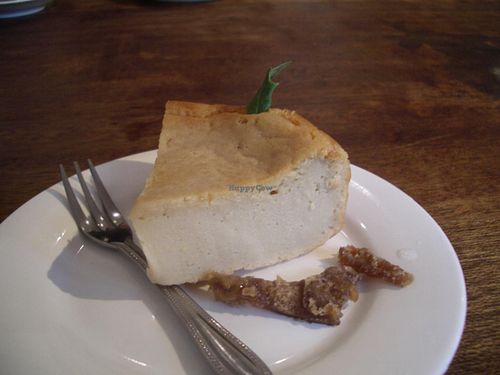 Soy milk cheese cake at Aburaage in Tokyo