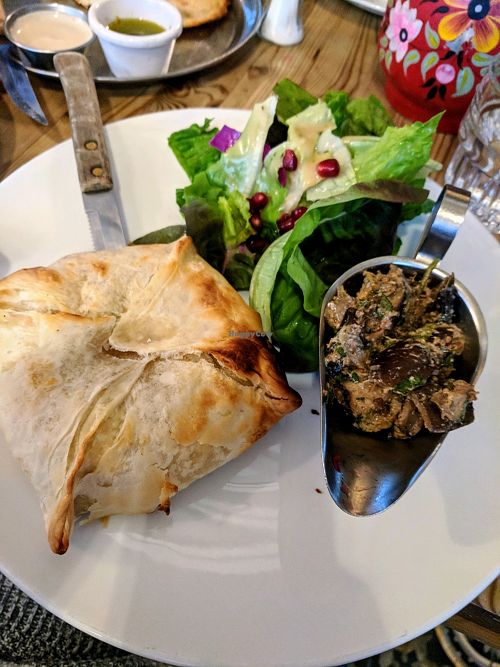 Krtofiliani (potato in pastry). Not bad at all. at Nanuchka in Tel Aviv