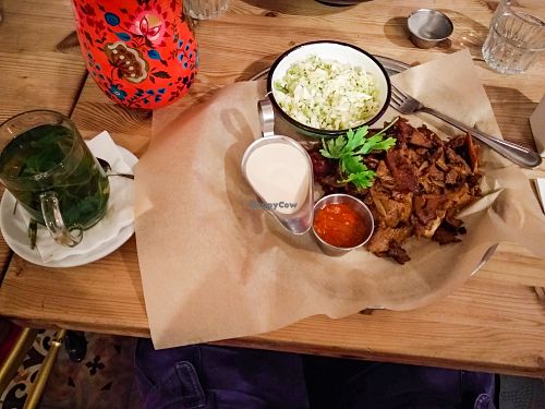 Shwarma at Nanuchka at Nanuchka in Tel Aviv