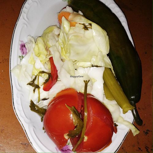 Georgian Pickles at Nanuchka in Tel Aviv