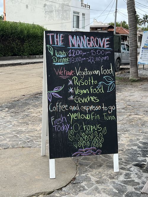Vegan food 🌱  at Mangrove Restaurant Isabela Galápagos in Puerto Villamil