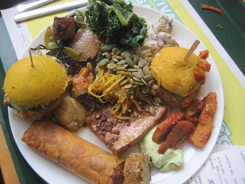 Dish at Resto Vego in Montreal